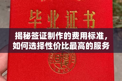 六盘水揭秘签证制作的费用标准，如何选择性价比最高的服务？