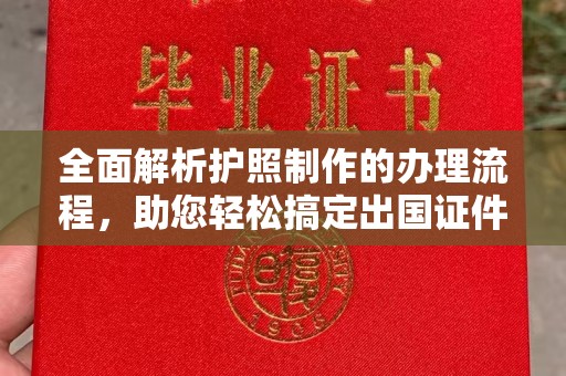 六盘水全面解析护照制作的办理流程，助您轻松搞定出国证件